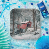 Covered Bridge Pappteller (Party)