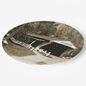 Covered Bridge Pappteller (Schrägansicht)