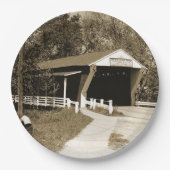 Covered Bridge Pappteller (Vorderseite)