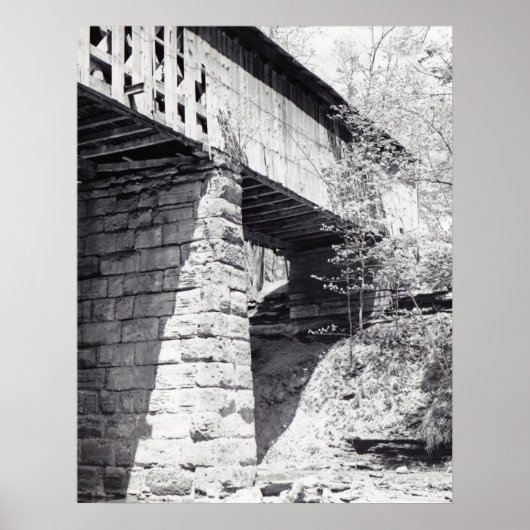 Covered Bridge Poster (Vorne)