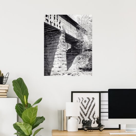 Covered Bridge Poster (Heimbüro)