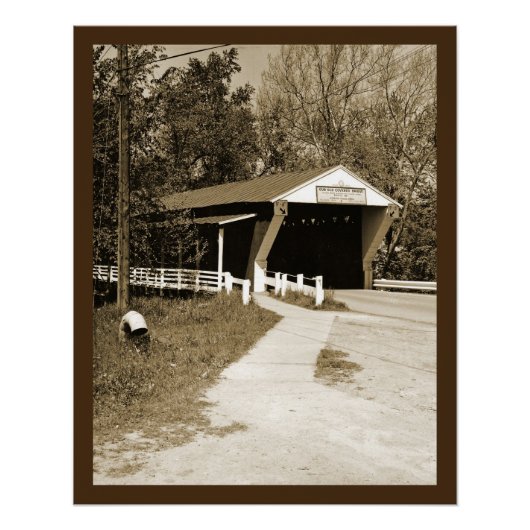 Covered Bridge Poster (Vorderseite)