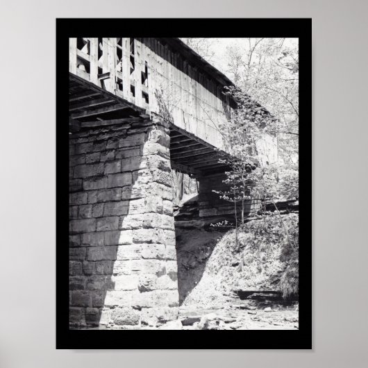 Covered Bridge Poster (Vorne)