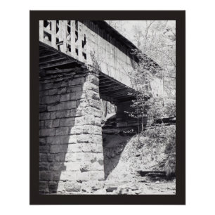 Covered Bridge Poster