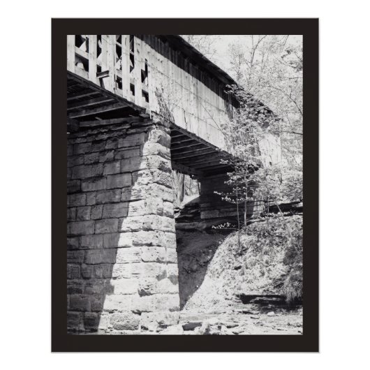 Covered Bridge Poster (Vorderseite)