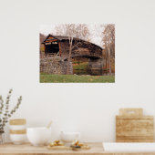 Covered Bridge Poster (Küche)