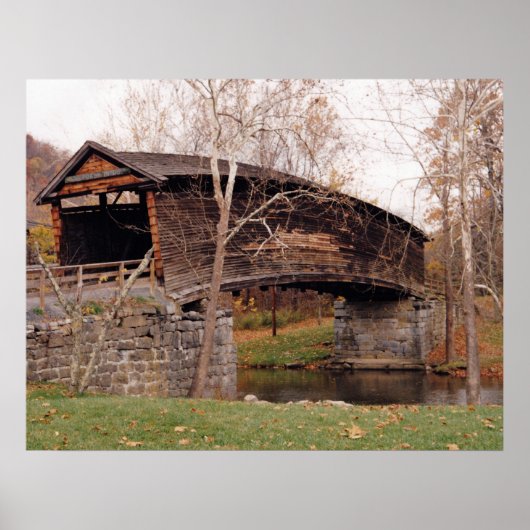 Covered Bridge Poster (Vorne)
