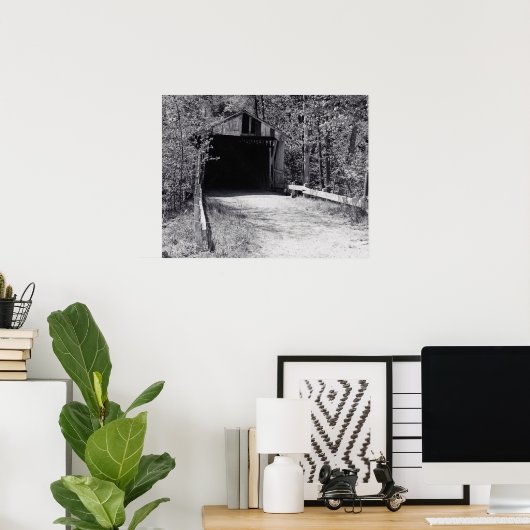 Covered Bridge Poster (Heimbüro)