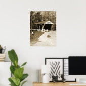 Covered Bridge Poster (Heimbüro)