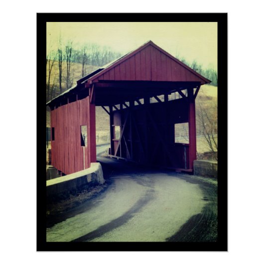 Covered Bridge Poster (Vorderseite)