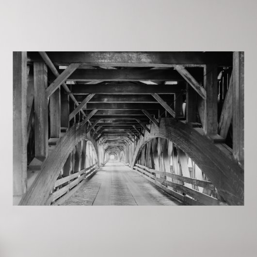 Covered Bridge Poster (Vorne)