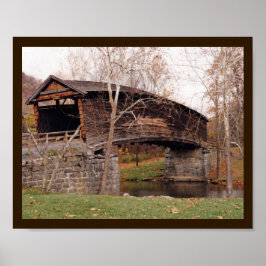 Covered Bridge Poster