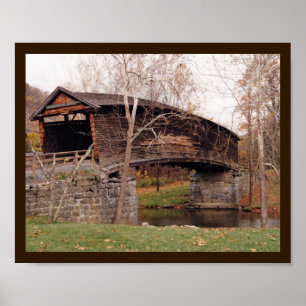 Covered Bridge Poster