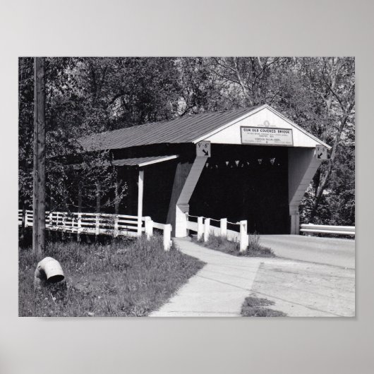 Covered Bridge Poster (Vorne)