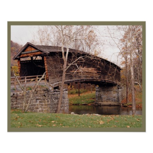 Covered Bridge Poster (Vorderseite)