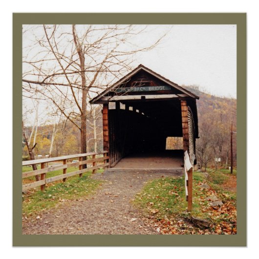 Covered Bridge Poster (Vorderseite)