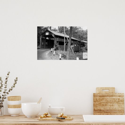 Covered Bridge Poster (Küche)