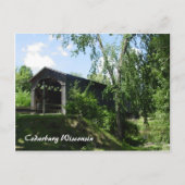 Covered Bridge Postkarte (Vorderseite)