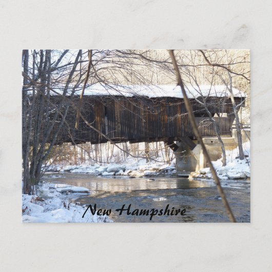 Covered Bridge Postkarte (Vorderseite)