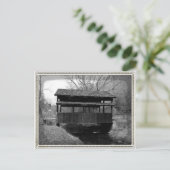 Covered Bridge Postkarte (Stehend Vorderseite)