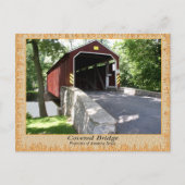 Covered Bridge Postkarte (Vorderseite)