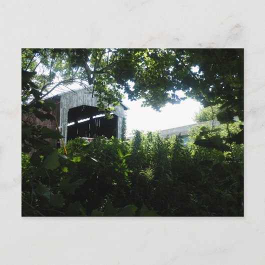 Covered Bridge Postkarte (Vorderseite)