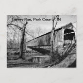 Covered Bridge Postkarte (Vorderseite)