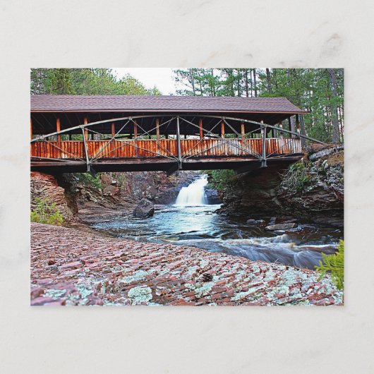 Covered Bridge Postkarte (Vorderseite)