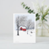 Covered Bridge Postkarte (Stehend Vorderseite)