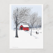 Covered Bridge Postkarte (Vorderseite)