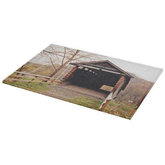 Covered Bridge Schneidebrett (Ecke)