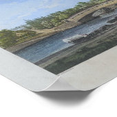 Covered Bridge Schuylkill River Philadelphia Print Poster (Ecke)