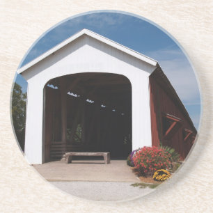 Covered Bridge Series---Coaster Sandstein Untersetzer
