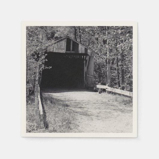 Covered Bridge Serviette (Vorderseite)