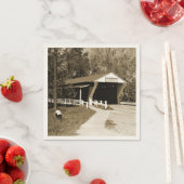 Covered Bridge Serviette (Beispiel)