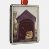 Covered Bridge Silbernes Ornament (Rechts)