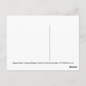 Covered Bridge | Squam River Bridge, Ashland, NH Postkarte (Rückseite)