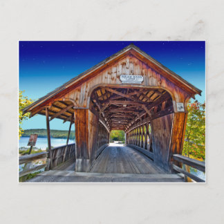 Covered Bridge | Squam River Bridge, Ashland, NH Postkarte