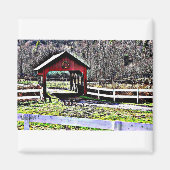 Covered Bridge - Stowe, Vermont Magnet (Vorne)