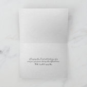 Covered Bridge Sympathy Card Karte (Innenseite)