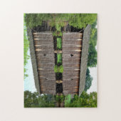 Covered Bridge University of West Alabama Campus Puzzle (Vertikal)