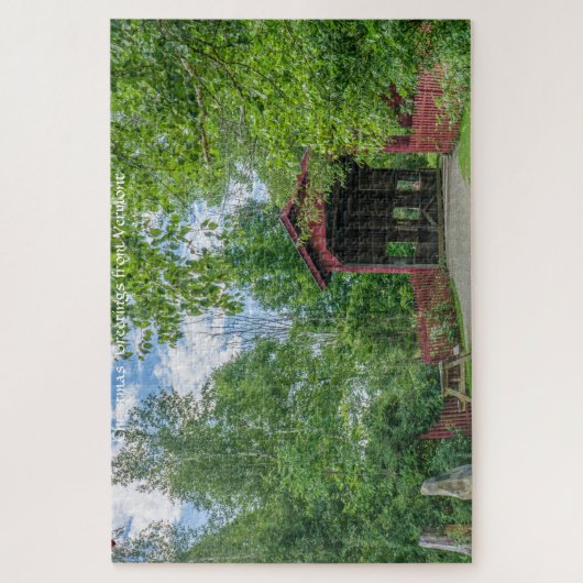 Covered Bridge Vermont Jigsaw Puzzle (Vertikal)