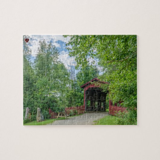 Covered Bridge Vermont Puzzle (Horizontal)
