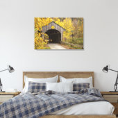 Covered bridge, Vermont, USA 2 Leinwanddruck (Insitu (Schlafzimmer))