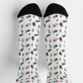 Covered Strawberries Stickers für Wasserfarben Socken (Oben)