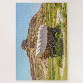 Covered Wagon at Scotts Bluff National Monument Puzzle (Vertikal)
