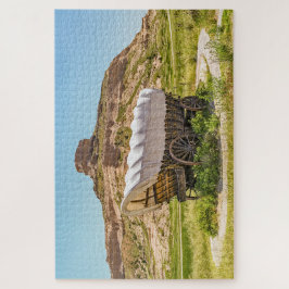 Covered Wagon at Scotts Bluff National Monument Puzzle