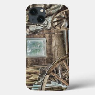 Covered wagon, wooden wagon wheel Case-Mate iPhone hülle