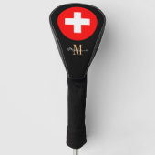 Covers mit Monogramm & Switzerland Golf Clubs /Swi Golf Headcover (Vorderseite)
