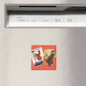 "Covers of Vintag Motor Magazine" Magnet (In Situ (Geschirrspüler))
